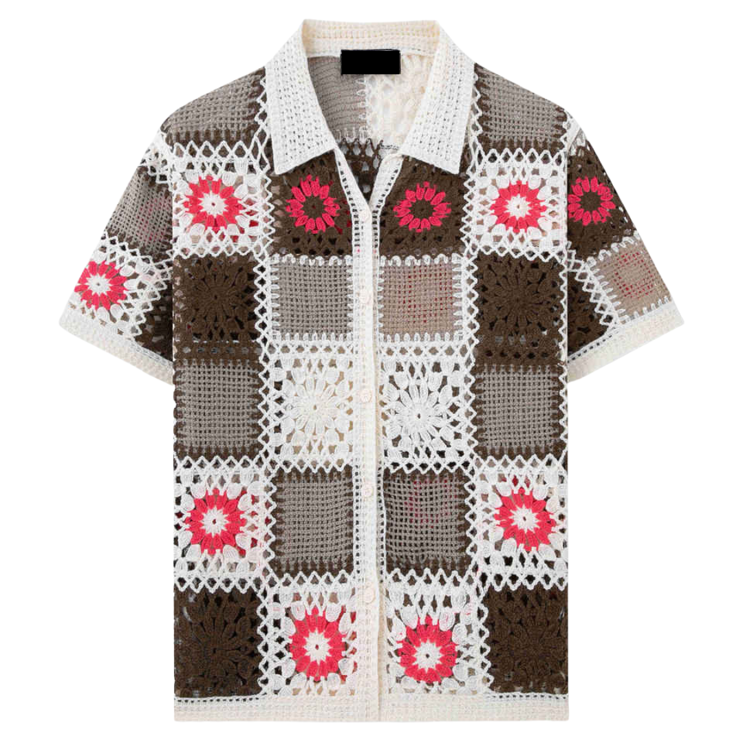 Santorini - Knitted Button Shirt