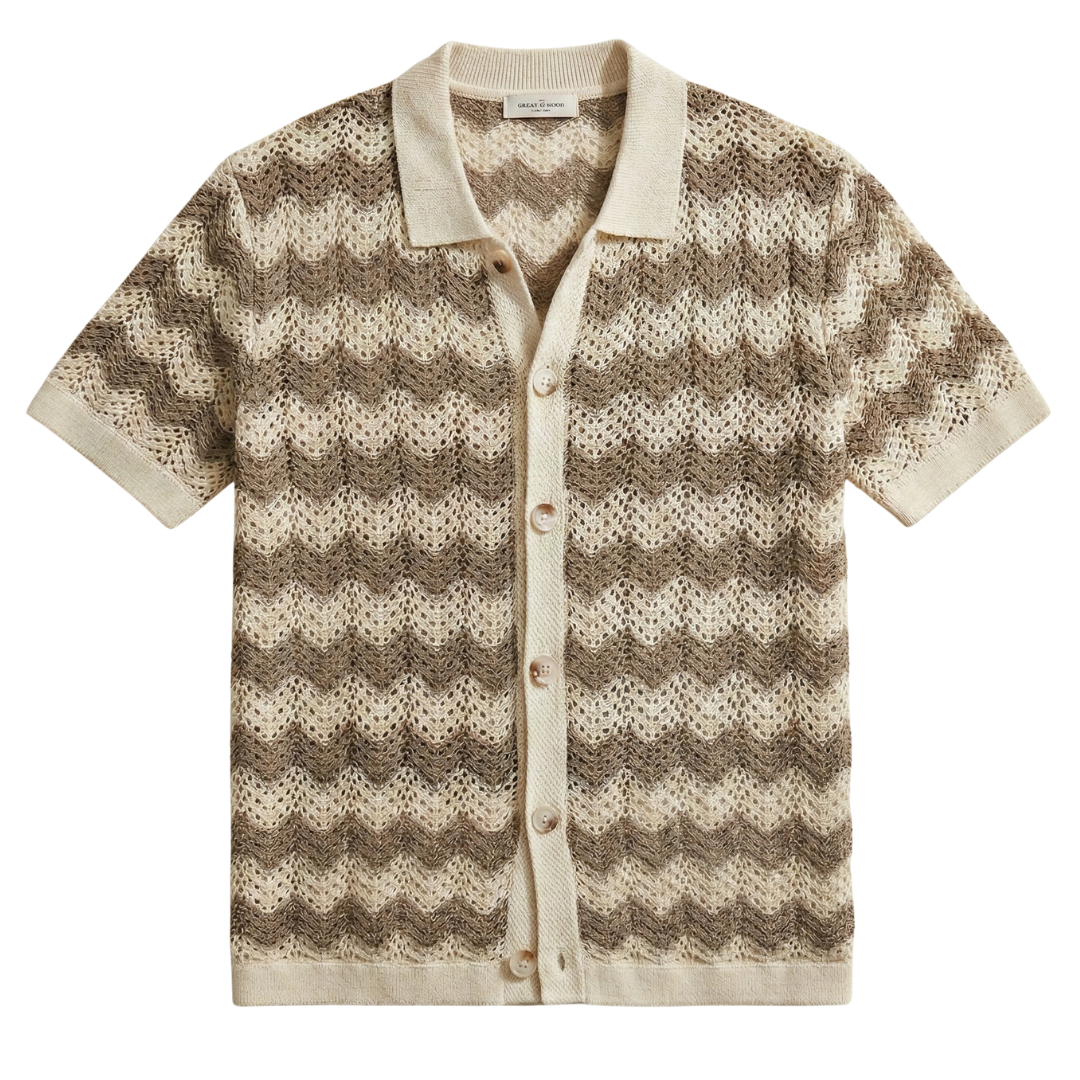 Capri - Knitted Button Shirt